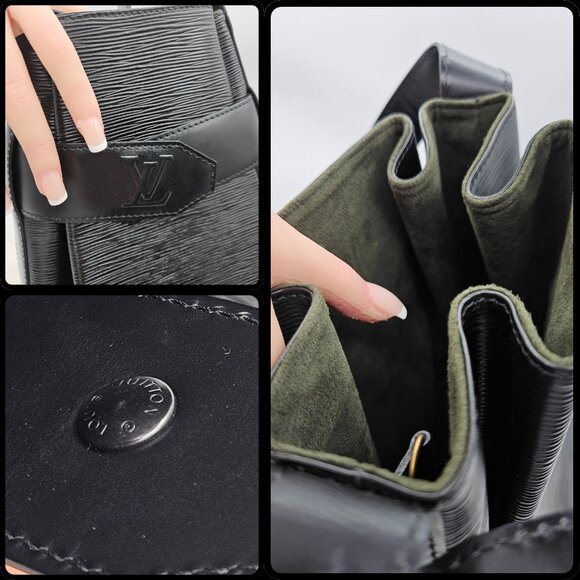 Louis Vuitton Black Epi Leather Sac - Picture 14 of 17
